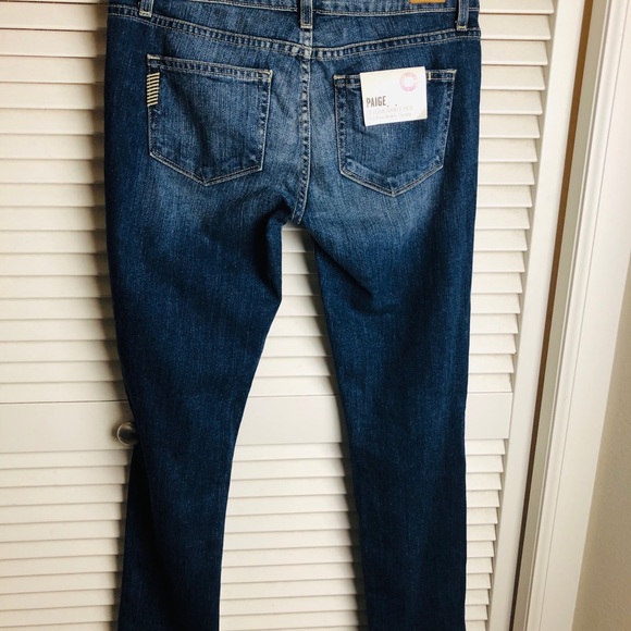 NWT PAIGE JEAN/SKYLINE ANKLE PEG/DISTRESSED - Picture 6 of 7
